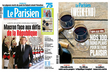 Pack Le Parisien + Le Parisien Week-End - Vendredi 4 Septembre 2020