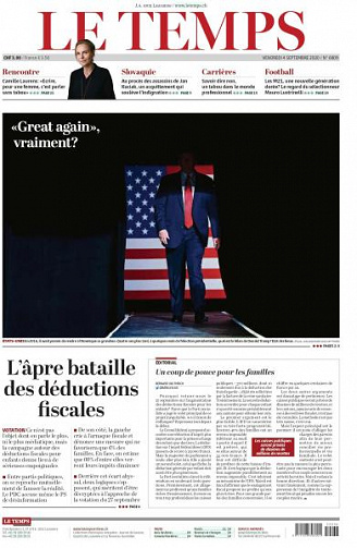 Le Temps - 4 Septembre 2020