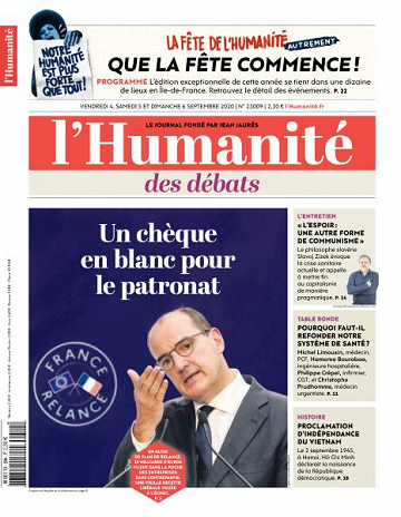 L’Humanite - 4-6 Septembre 2020