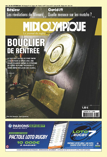 Midi Olympique vert du vendredi 4 septembre 2020