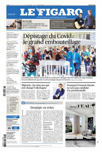 Le Figaro du Samedi 5 et Dimanche 6 Septembre 2020
