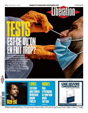 Libération du Samedi 5 et Dimanche 6 Septembre 2020