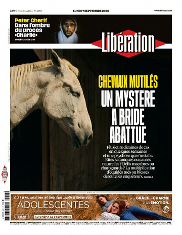 Libération du Lundi 7 Septembre 2020