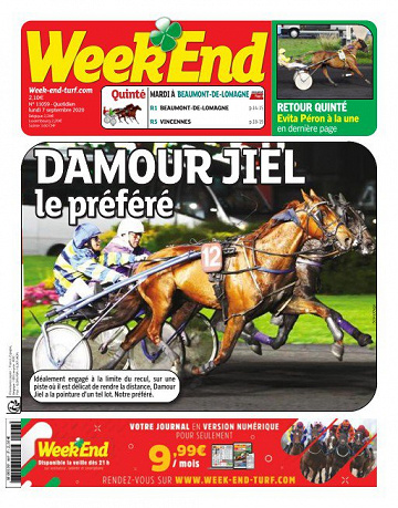 Week end du lundi 7 septembre 2020
