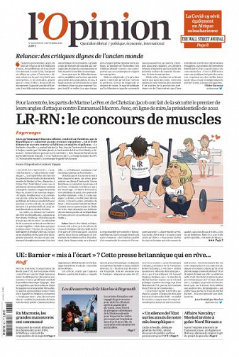 L’Opinion - 7 Septembre 2020