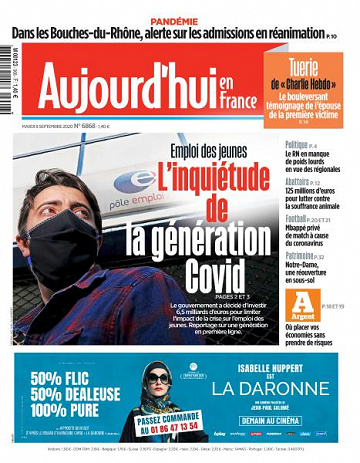 Aujourd’hui en France - 8 Septembre 2020