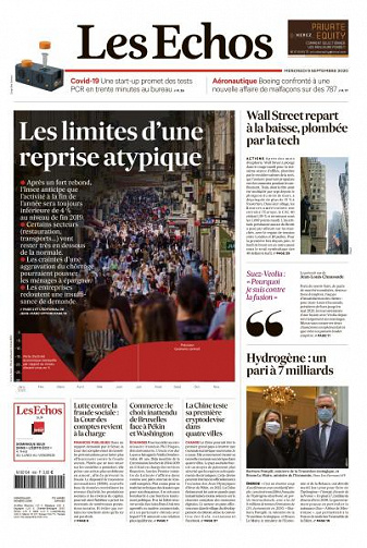 Les Echos du Mercredi 9 Septembre 2020