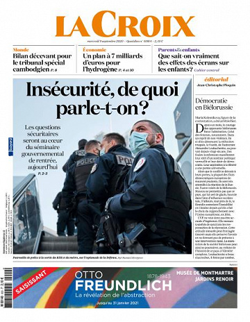 La Croix - 9 Septembre 2020
