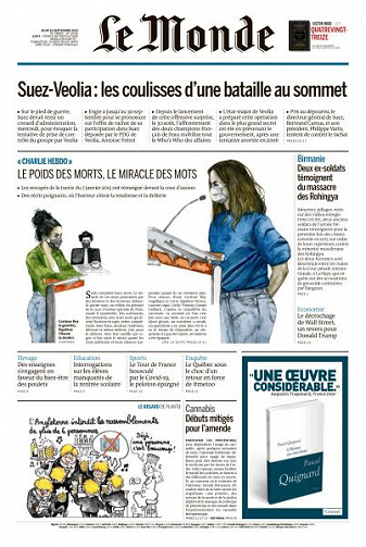 Le Monde du Jeudi 10 Septembre 2020