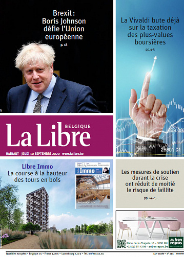 La Libre Belgique-Hainaut - Jeudi 10 Septembre 2020