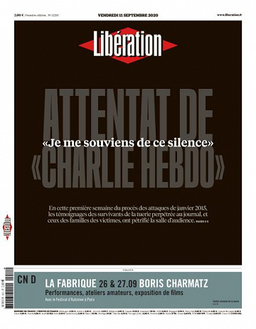Libération du Vendredi 11 Septembre 2020