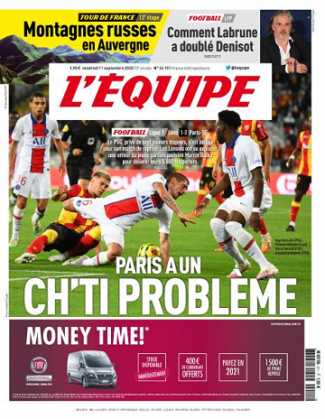 L’equipe du Vendredi 11 Septembre 2020