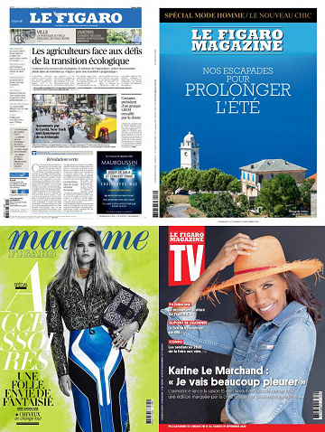 Pack Le Figaro et ses 3 suppléments - Vendredi 11 Septembre 2020