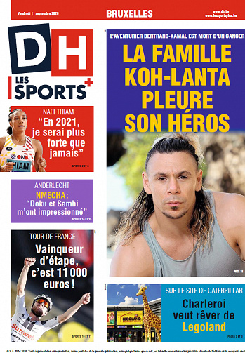 La Dernière Heure-Bruxelles - Vendredi 11 Septembre 2020