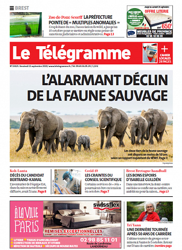 Le Télégramme Brest - Vendredi 11 septembre 2020