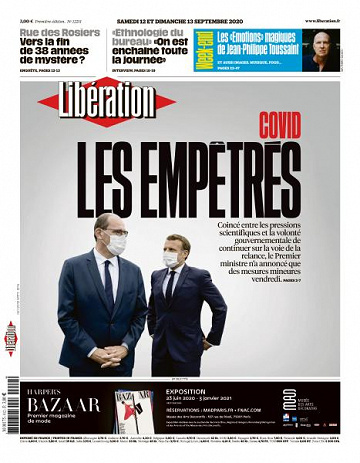 Libération du Samedi 12 et Dimanche 13 Septembre 2020