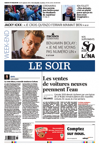 Le Soir Edition Bruxelles - Samedi 12 et Dimanche 13 Septembre 2020