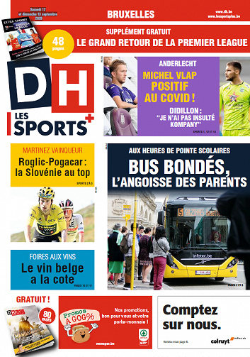 La Dernière Heure-Bruxelles - Samedi 12 et Dimanche 13 Septembre 2020