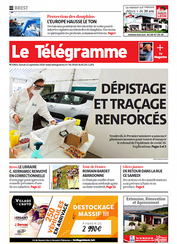 Le Télégramme Brest - Samedi 12 septembre 2020