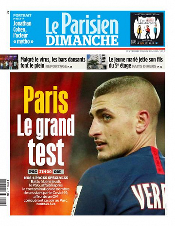 Le Parisien du Dimanche 13 Septembre 2020