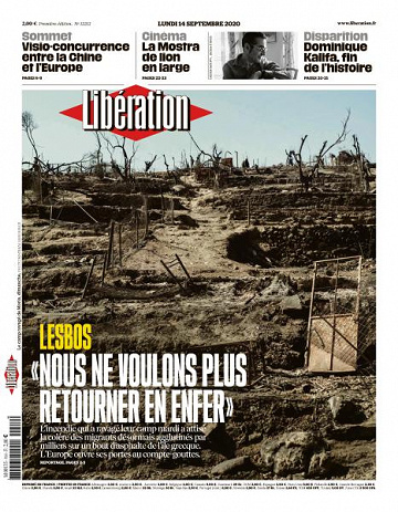 Libération du Lundi 14 Septembre 2020