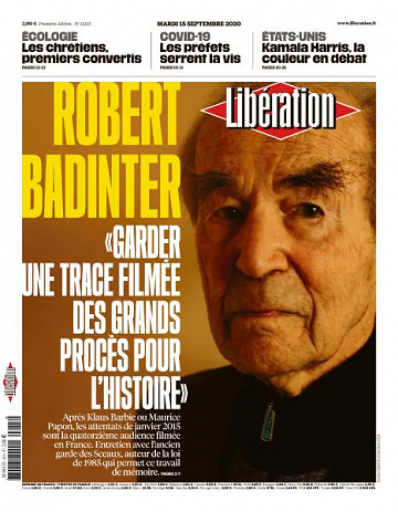 Libération du Mardi 15 Septembre 2020