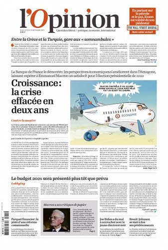 L’Opinion - 15 Septembre 2020