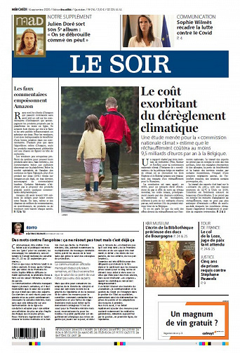 Le Soir - Mercredi 16 Septembre 2020