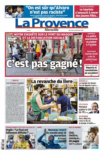 La Provence Marseille - 16 Septembre 2020