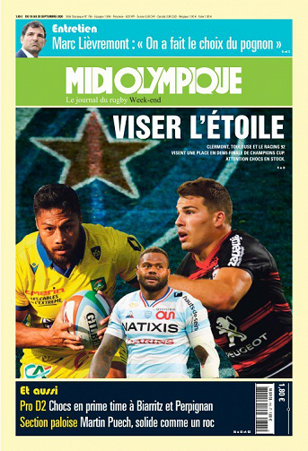 Midi Olympique vert du vendredi 18 septemnre 2020