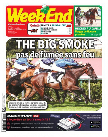 Week end du vendredi 18 septembre 2020
