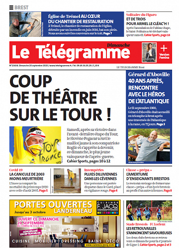 Le Télégramme Brest - Dimanche 20 septembre 2020