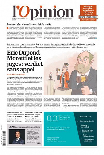 L’Opinion - 22 Septembre 2020