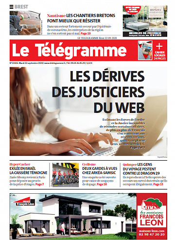 Le Télégramme Brest - Mardi 22 Septembre 2020