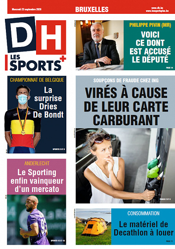 La Dernière Heure-Bruxelles - Mercredi 23 Septembre 2020