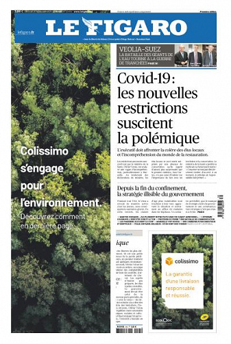 Le Figaro du Vendredi 25 Septembre 2020