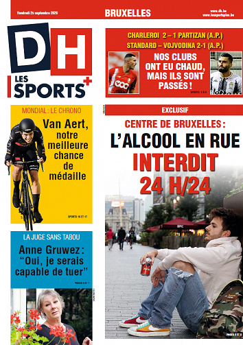 La Dernière Heure-Bruxelles - Vendredi 25 Septembre 2020