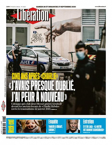 Libération du Samedi 26 Septembre 2020