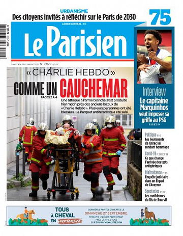 Le Parisien du Samedi 26 Septembre 2020