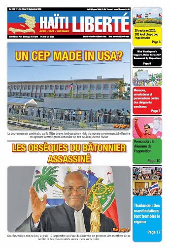 Haïti Liberté - 23 au 29 Septembre 2020