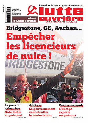 Lutte Ouvrière N°2721 - 25 Septembre au 1er Octobre 2020