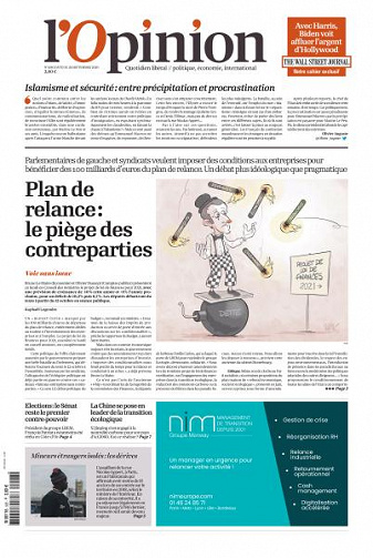 L’Opinion - 28 Septembre 2020