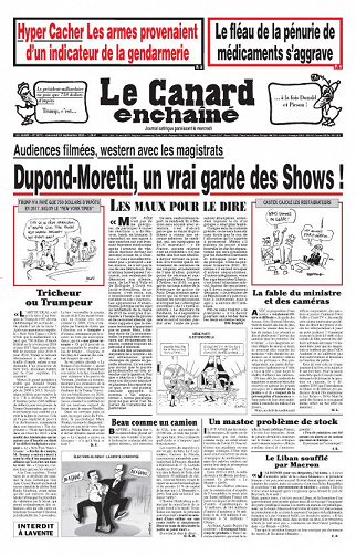 Le Canard enchaîné N°5212 - 30 Septembre 2020