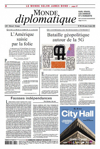 Le Monde Diplomatique N°799 - Octobre 2020