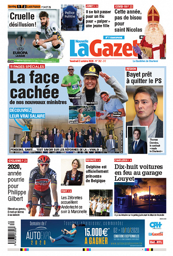 La Nouvelle Gazette  Charleroi - Vendredi 2 Octobre 2020