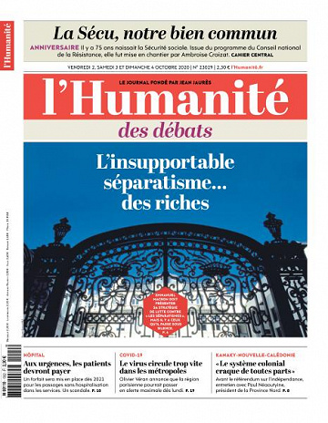 L’Humanite - 2-4 Octobre 2020