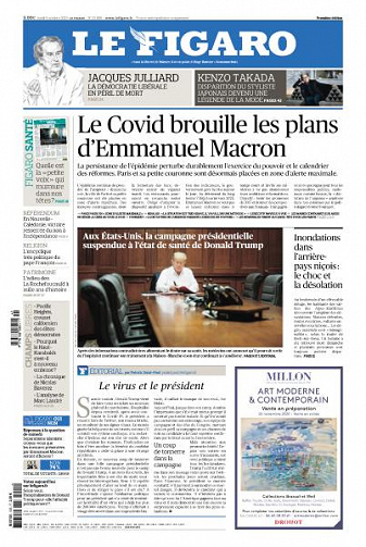 Le Figaro du Lundi 5 Octobre 2020