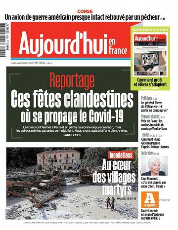 Aujourd’Hui en France - Mardi 6 Octobre 2020