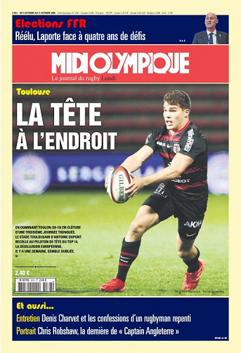 Midi olympique Rouge du lundi 05 octobre 2020