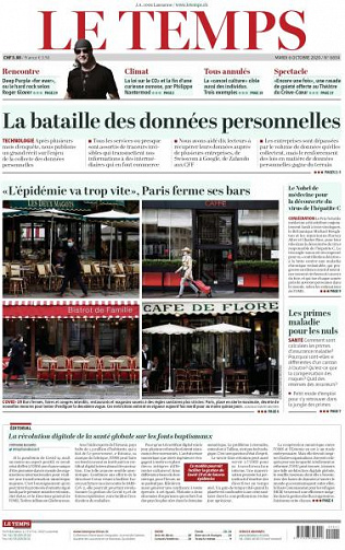 Le Temps - 6 Octobre 2020